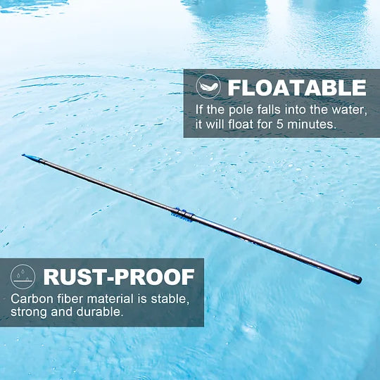 Doben Carbon Fiber Telescoping Boat Hook 3.5-12FT - Lightweight Sturdy