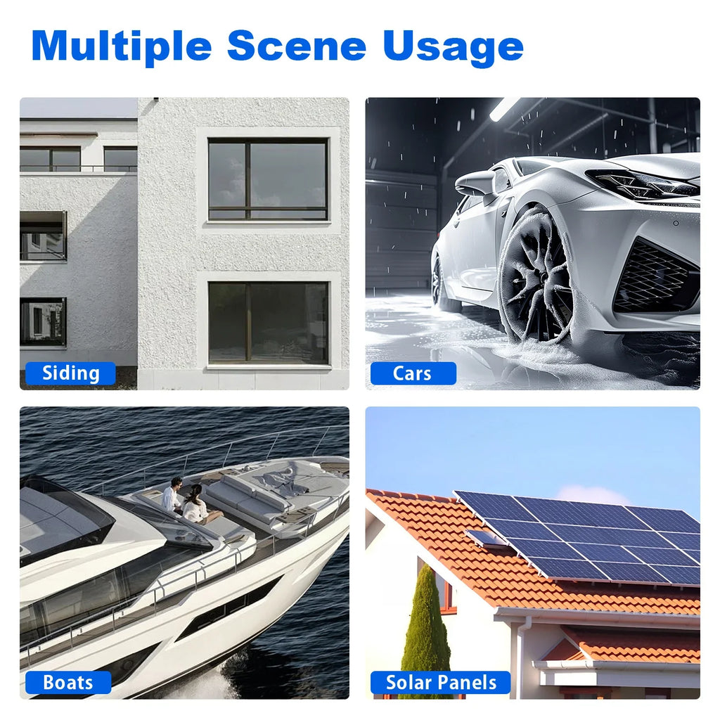 Doben 4.7-24FT Carbon Fiber Car Wash Brush Kit - Ultra Soft Bristle