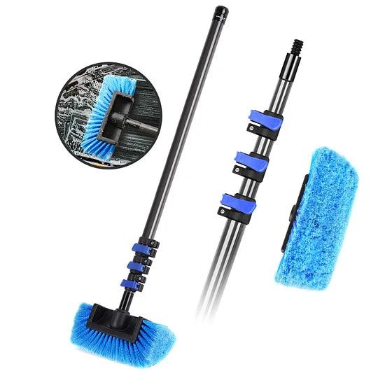 Doben 12FT Carbon Fiber Car Wash Brush - Soft Bristle Scratch-Free