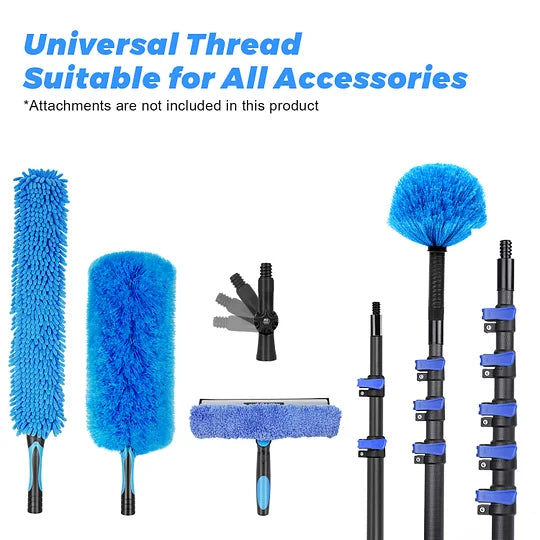 Doben Carbon Fiber Extension Pole 4.7-24FT - Telescoping Multi-Use Pole