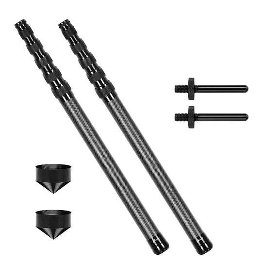 Doben Carbon Fiber Tarp Poles - Telescoping Adjustable Heavy Duty