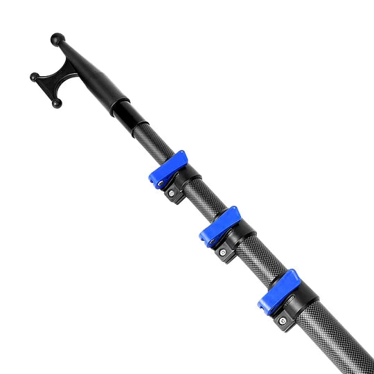 Doben Carbon Fiber Telescoping Boat Hook 3.5-12FT - Lightweight Sturdy