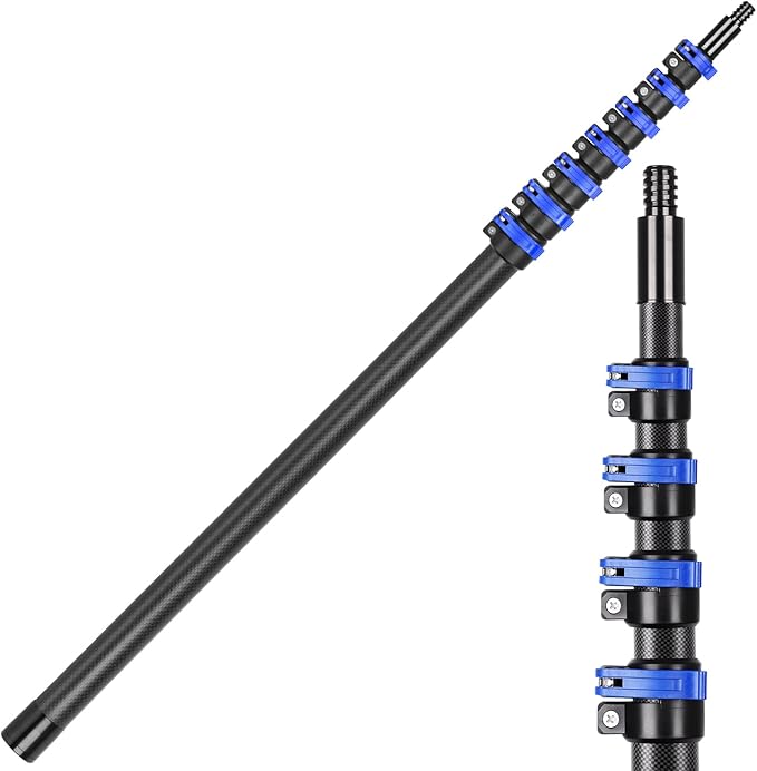 Doben Carbon Fiber Extension Pole 4.7-24FT - Telescoping Multi-Use Pole