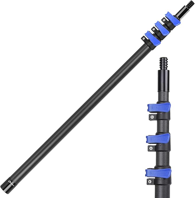 Doben Carbon Fiber Extension Pole 4.7-24FT - Telescoping Multi-Use Pole