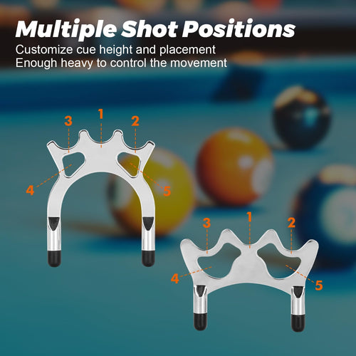 3K Carbon Fiber Retractable Pool Bridge Stick with Removable Metal Bridge Heads, Professional Snooker Cue Rest with Storage Bag, Pool Table Billiards Accessories Birthday Valentine's Day Gift