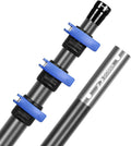 Doben Carbon Fiber 16FT Adjustable Telescopic Pool Pole with Quick-Release Lock - Compatible with Skimmer Nets, Brushes & Vacuums