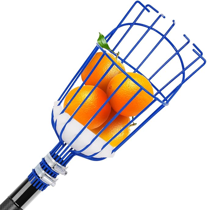 Doben 12FT Carbon Fiber Fruit Picker - Telescoping Basket Tool