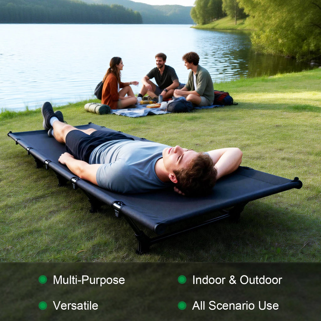 Elite Series: Carbon Fiber Camping Bed — The Ultimate Lightweight & High-Strength Portable Cot for Pro Campers