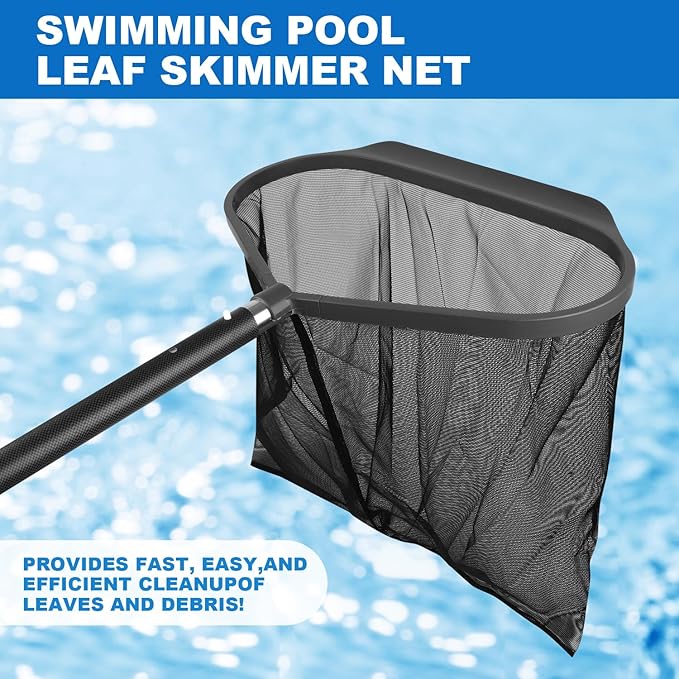 Doben Heavy Duty Pool Net Skimmer - Fine Mesh Leaf Skimmer for All Standard Poles (Pole Not Included)