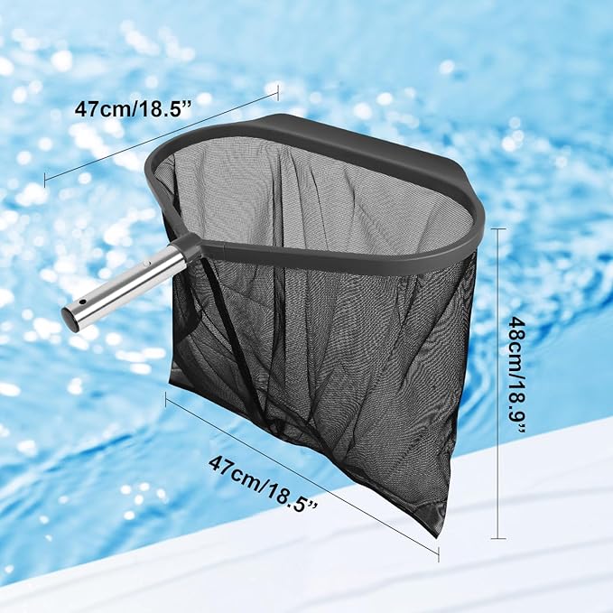 Doben Heavy Duty Pool Net Skimmer - Fine Mesh Leaf Skimmer for All Standard Poles (Pole Not Included)