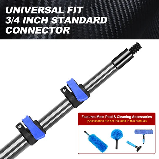 Doben 12FT Carbon Fiber Car Wash Brush - Soft Bristle Scratch-Free