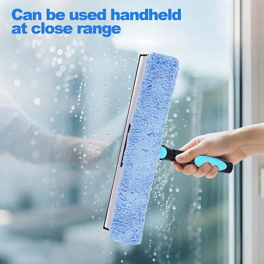 Doben 12FT Carbon Fiber Window Cleaner - Telescopic Pole Scrubber & Squeegee