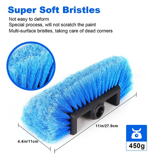 Doben 12FT Carbon Fiber Car Wash Brush - Soft Bristle Scratch-Free