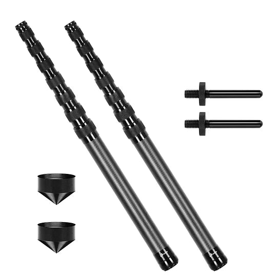 Doben Carbon Fiber Tarp Poles - Telescoping Adjustable Heavy Duty